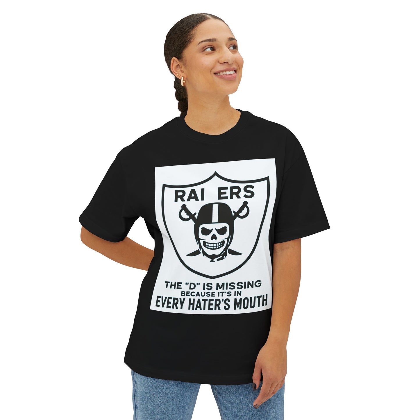 Game Day Silver & Black Shirt- Raider Football Pride